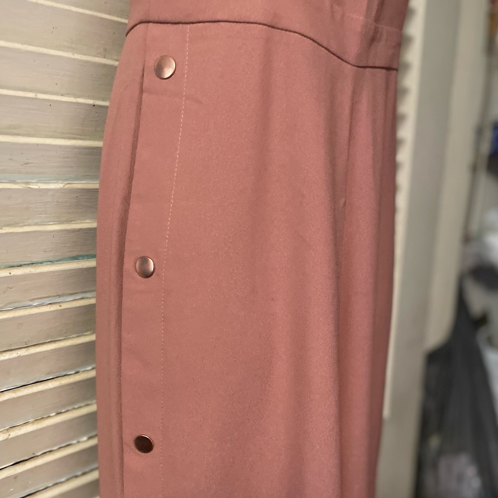 NWT | Missguided Pink Strapless Jumpsuit | 2 - Picture 6 of 13